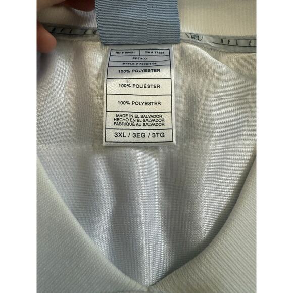 Vintage 2000s Reebok New York Jets Jonathan Vilma Jersey 3XL no. 51 white - Picture 5 of 6